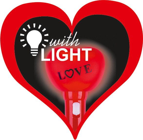 Ручка кулькова Centrum Heart cиня 0,7 мм 80621 