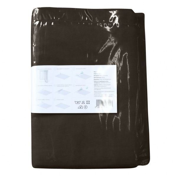 Штора Moda 200х268 см шоколадний Decora