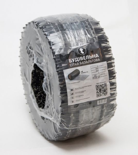 Сетка из базальтового волокна ЭКОБУД СБС 25х25 мм 0,12х50 м рулон