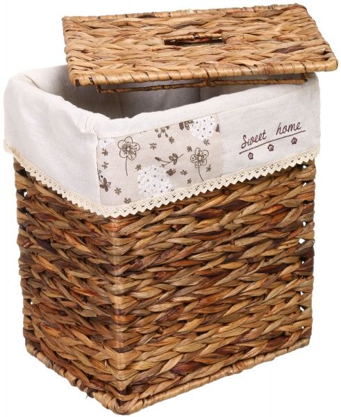 Кошик плетений Tony Bridge Basket з текстилем 36х26х44 см XTA19-61AB-2 