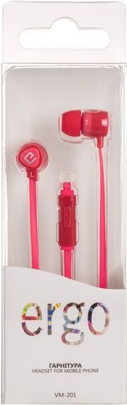 Гарнітура Ergo VM-201 red 