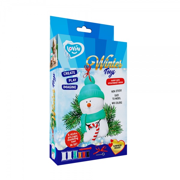 Набор для творчества Lovin Winter Toys Снеговичок 70099