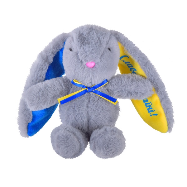 Мягкая игрушка Кролик Слава Украине 22 см в ассортименте C55801
