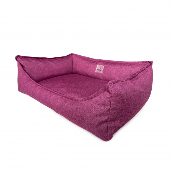 Лежак PETBED Mix Комфорт S 60x45x21 см рожевий