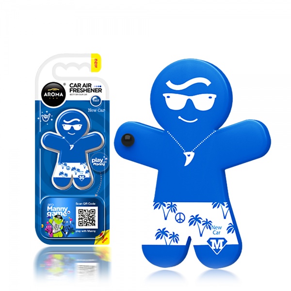 Ароматизатор на дефлектор Aroma Car Manny 929966 New Car