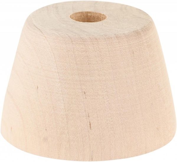 Меблева ніжка №2 d56x40 мм без лака 