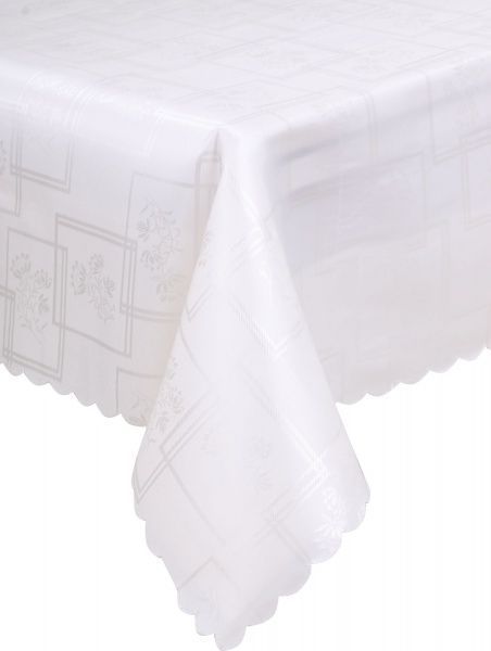 Скатерть Dertsiz 160x220 см кремовый Karna 