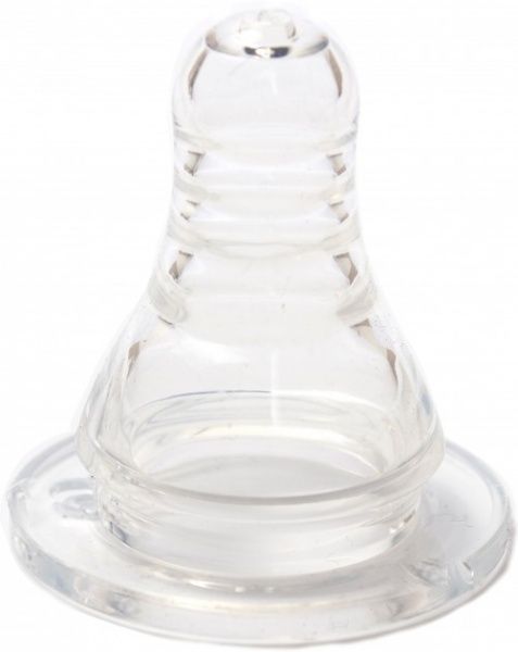 Соска Lindo латексная круглая, с массажером для десен, 1 шт.