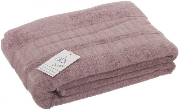 Простынь махровая 160x215 см розовый ABC 