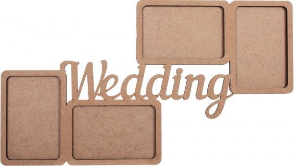 Набор заготовок рамка Wedding, 2 шт., 50х28х0,6 см Rosa Talent  