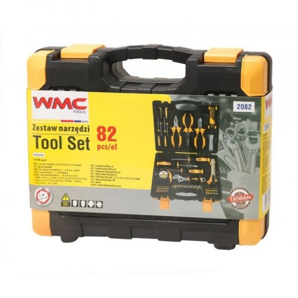 Набор ручного инструмента WMC TOOLS 1/4'' 82 шт. 2082