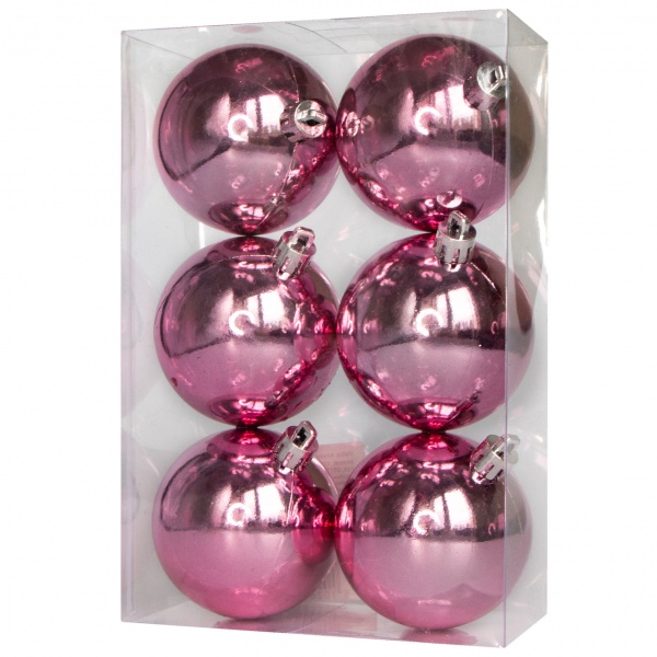 Набор елочных шаров Девилон 251574 d60 мм 6 шт./уп. 