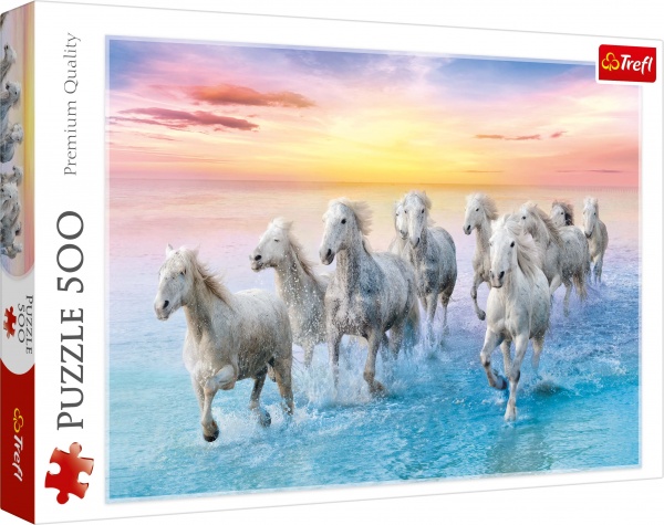 Пазл Trefl Скачуть білі коні 37289