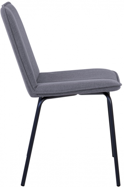 Стул обеденный Nowy Styl Nice black (box-4) (CH) PN-02 светло-серый / черный