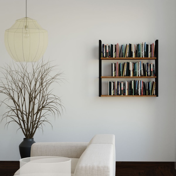 Кронштейн для полиць Valore Потрійний прямокутник Loft SB-TR-28