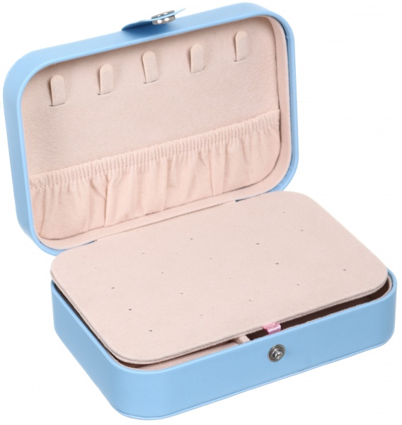 Скринька для прикрас блакитний 16х11,5х5 см CX1383 Flatty