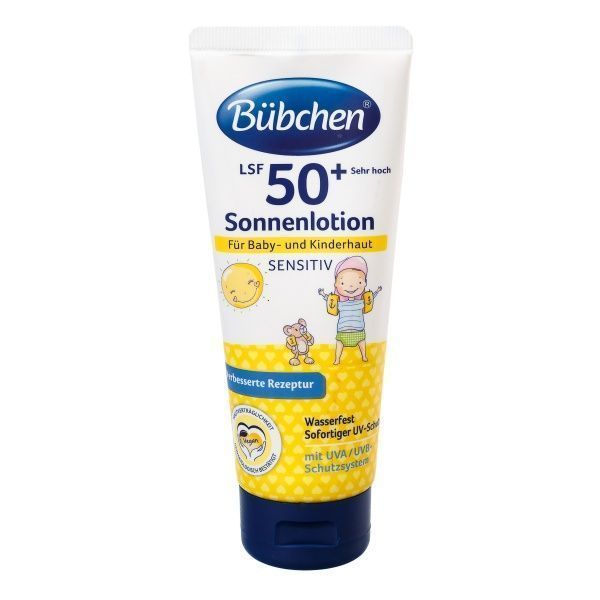 Молочко сонцезахисне Bubchen Sensitive з коефіцієнтом захисту+50 100 мл (12181433)