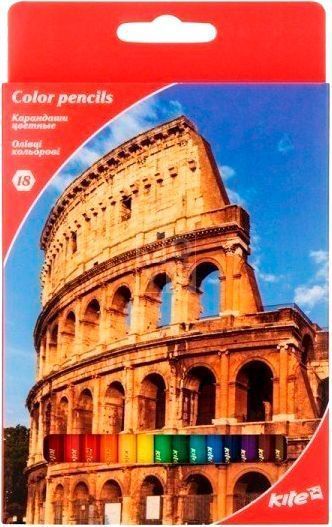Карандаши цветные 18 шт. K17-052-2 KITE