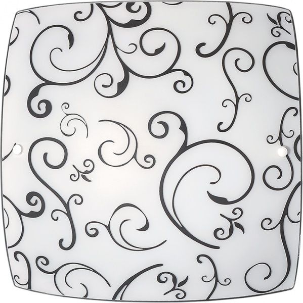 Светильник настенно-потолочный Геотон НББ 02-2х60-896 26502 2x60 Вт E27 белый с рисунком 