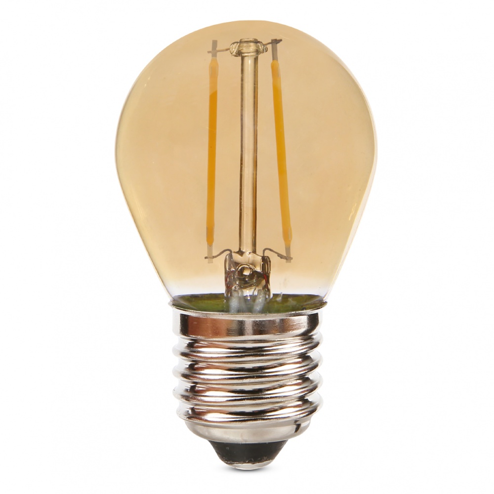 Лампа светодиодная LightMaster LB-657 Filament Deco G45 2 Вт E27 2700 К 230 В прозрачная 81052