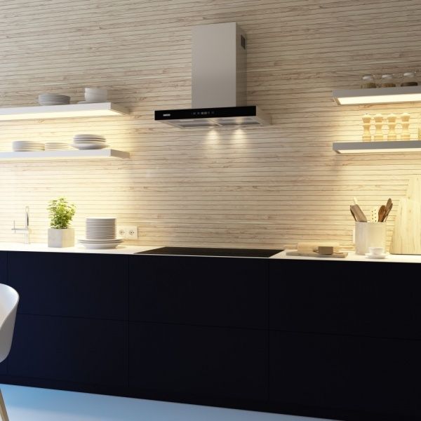 Витяжка Eleyus Stels 1200 LED SMD 60 IS+BL