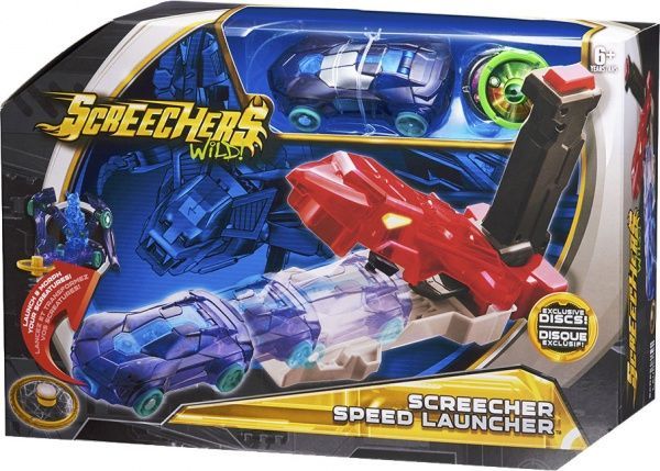 Игровой набор Screechers Wild Пускатель авто