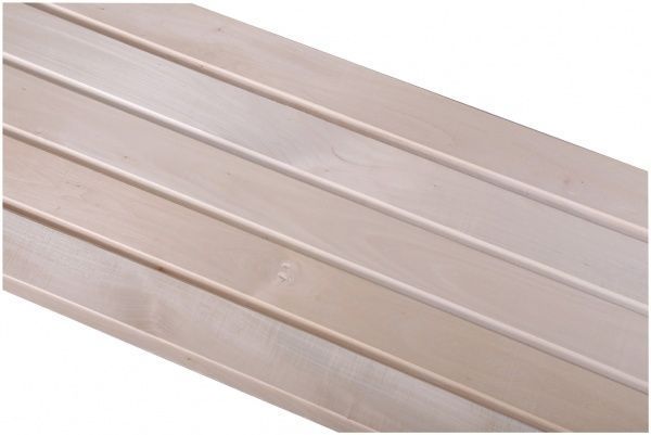 Вагонка деревянная в/с липовая цельная 15x85x1500 мм (уп. 5 шт.)