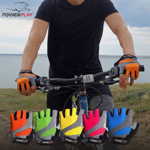 Варежки PowerPlay 5004D_M_Yellow р. M желтый