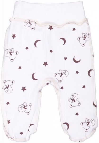 Ползунки Bambinelli Медвежонок р.56 белый с рисунком 