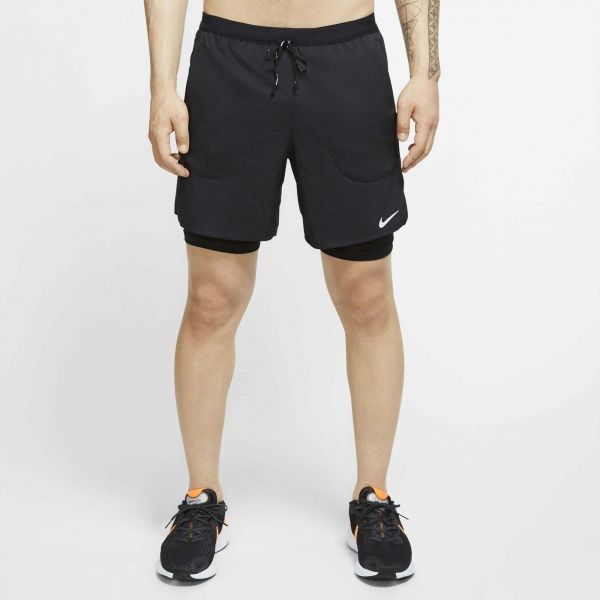 Шорты Nike NK DF FLX STRD 2IN1 SHRT 7IN CJ5471-010 р. XL черный