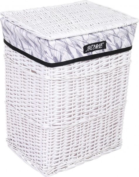 Кошик плетений Tony Bridge Basket з текстилем 44х34х56 см HQN20-2AB-1 