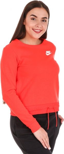 Джемпер Nike W NSW AV15 CRW FLC 831122-852 р. XS оранжевый