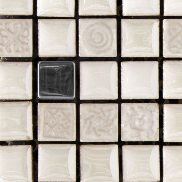 Плитка Cifre Tracia blanco mosaics 30x30 