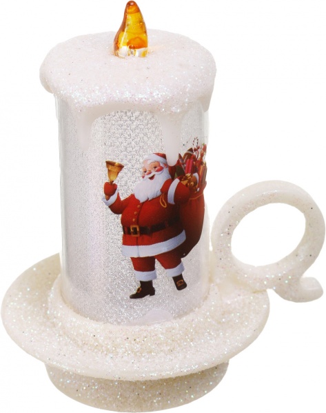 Свічка світлодіодна новорічна на підставці LZ-0811 світлодіодна (LED) 