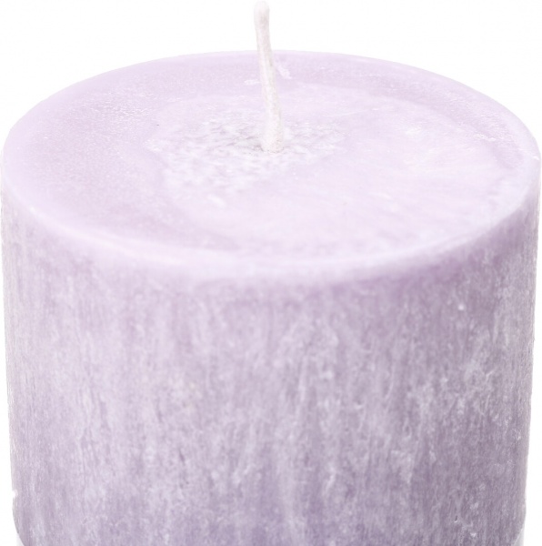 Свічка Циліндр пальмова фіолетова 6х10 см ТМ FAYNE