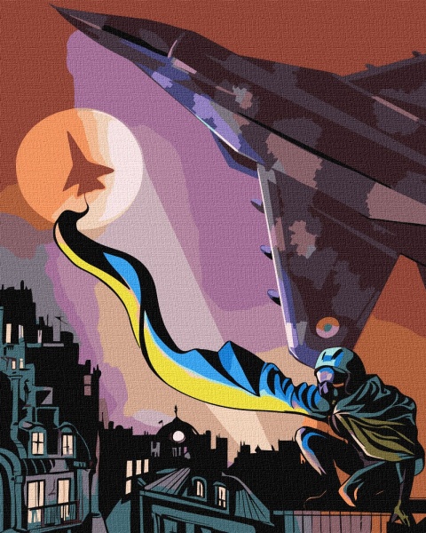 Картина за номерами Привид Києва© Maria Krishtal 40x50 см Ідейка 