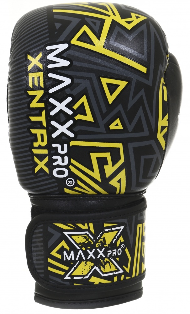 Боксерские перчатки MaxxPro AVG-250 Yellow vynil-06 р. 6 6 ozoz Yellow vynil-06 желтый