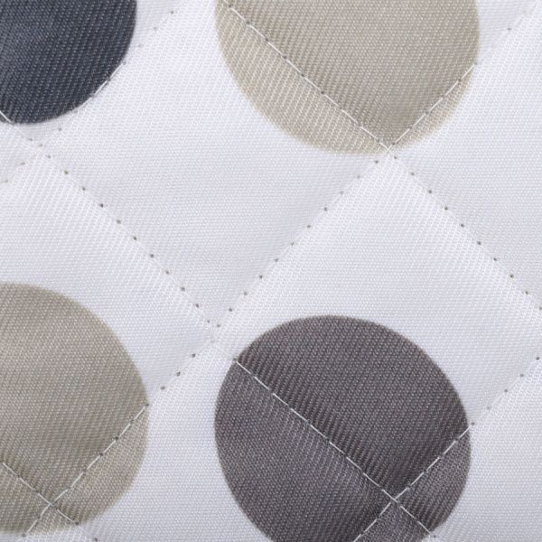 Набір кухонний Прихватка та рукавиця Горох бежевий білий із бежевим 