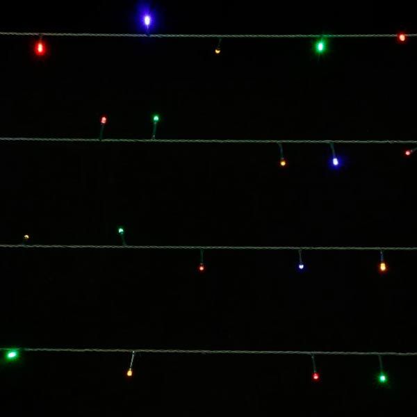 Гирлянда линейная LED 100 ламп 10 м разноцветная