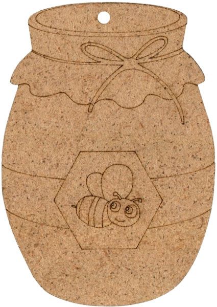 Заготовка Баночка 1 6,3x9 см 5 шт. Rosa Talent 