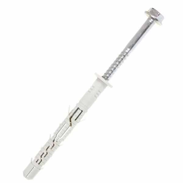 Дюбель рамный с шестигранным шурупом 10x140 мм 1 шт. KPS-FAST