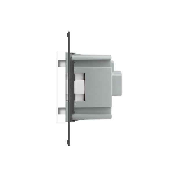 Механизм розетки с заземлением Livolo C7 IP20 белый VL-C7-C1EU-11