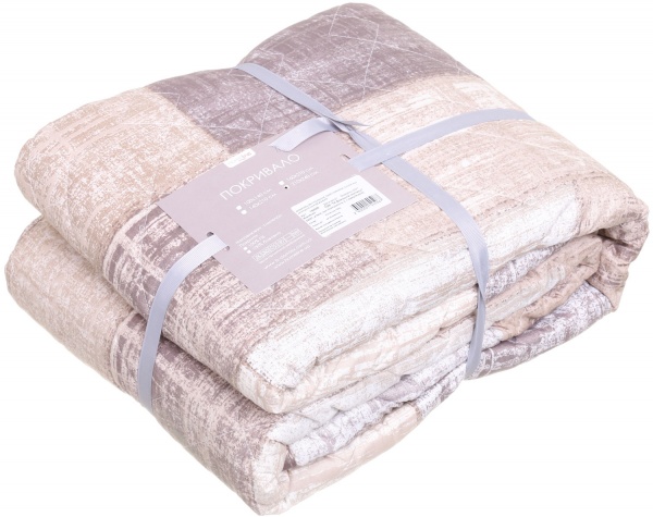 Покрывало стеганое 210x240 см Homeline коричневый 