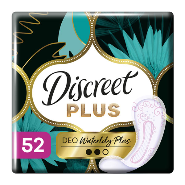 Прокладки ежедневные Discreet ZonePlus Deo Waterlilly 52 шт.
