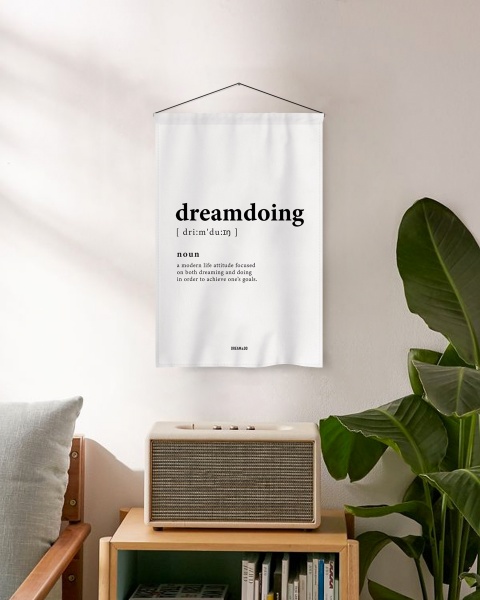 Флаг Dream&Do Flag Dreamdoing 60x40 см белый с рисунком 