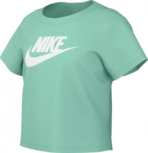 Футболка Nike G NSW TEE CROP FUTURA DA6925-349 р.L бирюзовый
