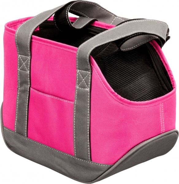Сумка-переноска Trixie для собак Alea из полиэстера розовый с серым до 5 кг S 16x20x30 cм (28857) 