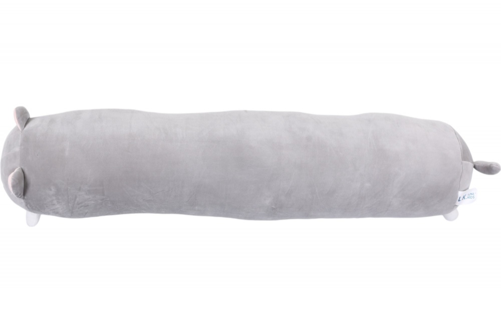 М'яка іграшка-подушка Luna Kids Киця 80 см сірий DT230349