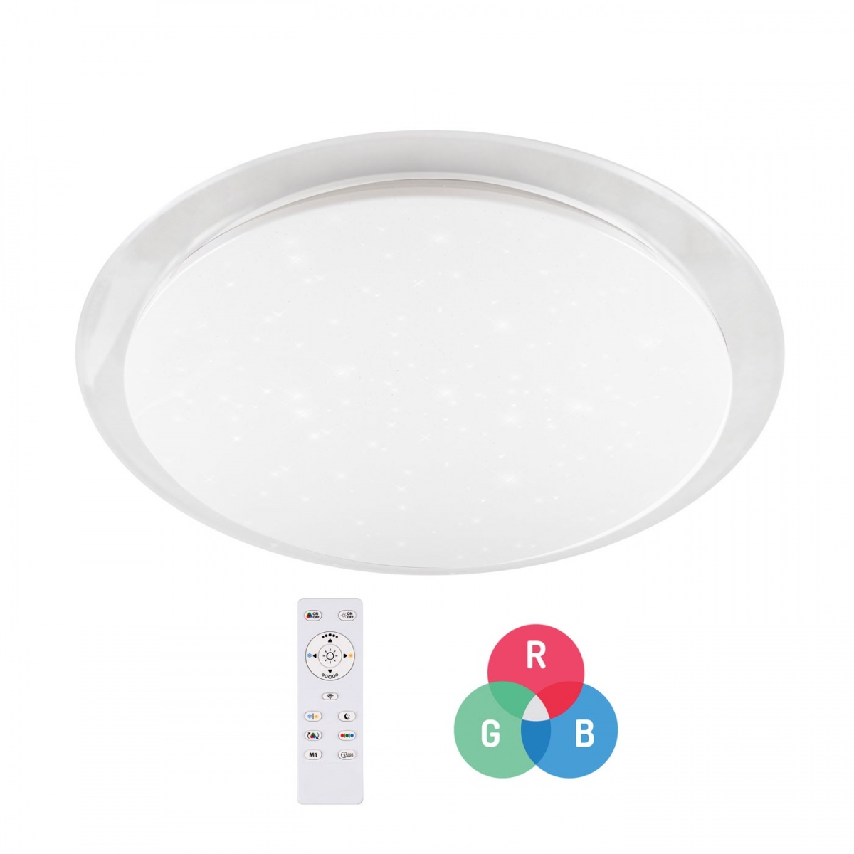 Світильник світлодіодний LIGHT SET ZOZULYA SG-455 2800-6000К+RGB 50 Вт білий — фото 1