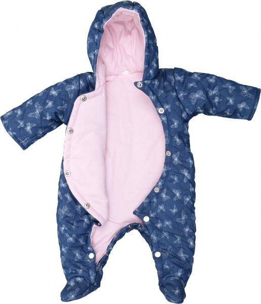 Комбінезон для дівчаток Danaya синій із рожевим р.62 B19-001 